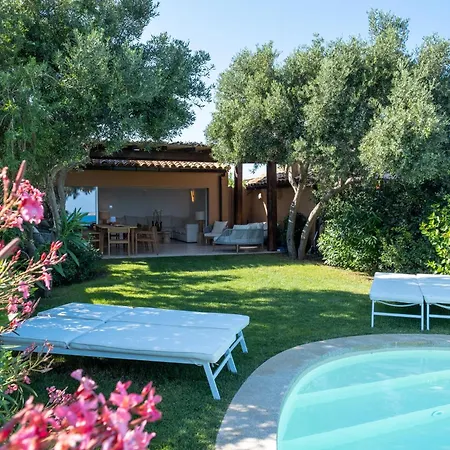 וילה Cala Granu Con Piscina Privata E Vista Mare פורטו צ'רבו